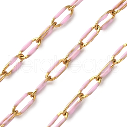 304 Stainless Steel Enamel Cable Chains CHS-R020-02G-05-1