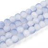 Crackle Glass Beads Strands GLAA-N009-8mm-07-1