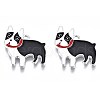 Rack Plating Alloy Enamel Pendants PALLOY-T075-161-1