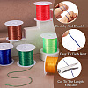 6 Rolls 6 Colors 10M Flat Elastic Crystal String EW-TA0001-04B-4