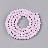 Glass Beads Strands EGLA-A044-J4mm-D02-3