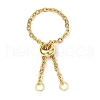 Adjustable Stainless Steel Cable Chain Slider Ring Making AJEW-JB01233-2