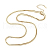 1.6MM 304 Stainless Steel Snake Chain Long Necklaces NJEW-A049-02G-2