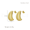 304 Stainless Steel Teardrop Stud Earrings BN7669-1-3