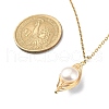 Mother's Day Jewellery Natural Pearl Pendant Necklace & Dangle Earrings X-SJEW-JS01276-7