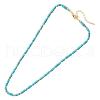 Bohemian Style Dyed Natural Imperial Jasper Heishi Beaded Necklaces for Elegant Collarbone SJ3294-5