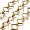 Ion Plating(IP) 304 Stainless Steel Rectangle Link Chains CHS-S012-17G-1
