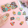 SUNNYCLUE 36Pcs 9 Styles Graduation Theme Acrylic Pendants OACR-SC0001-79-3