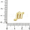 Brass Charms KK-M322-54G-08-3