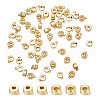 ARRICRAFT 60Pcs Brass Crimp Beads KK-AR0003-26-1
