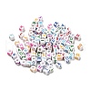 Opaque Acrylic Enamel Beads OACR-A038-01-1