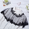 Detachable Polyester Bridal Lace Shawls AJEW-WH0248-32A-4