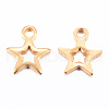 Ion Plating(IP) 304 Stainless Steel Charms STAS-H392-01G-2