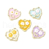 Alloy Eanmel Pendants X-ENAM-D050-12G-1