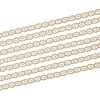 20 Yards Cotton Flower Lace Trim Ribbon OCOR-WH0097-45-1