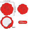 CRASPIRE Adhesive Wax Seal Stickers DIY-CP0010-69C-2