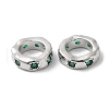 Brass Micro Pave Cubic Zirconia Beads KK-P234-22P-2