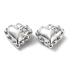 Rack Plating Brass Micro Pave Cubic Zirconia Pendants KK-K333-89P-1