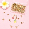 50Pcs 304 Stainless Steel Stud Earring Findings STAS-YW0001-89-4