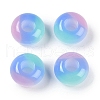 Triple Color Resin European Beads RESI-F055-06A-1