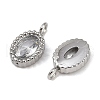 304 Stainless Steel Micro Pave Cubic Zirconia Charms STAS-K302-01E-P-2