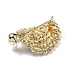 Alloy Rhinestone Brooch for Backpack Clothes JEWB-P046-05B-G-2