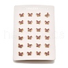 12 Pairs 304 Stainless Steel Rhinestone Stud Earrings EJEW-B135-01G-02-4