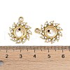 Alloy Rhinestone Pendants FIND-M018-19G-3