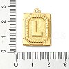 Ion Plating(IP) 304 Stainless Steel Pendants STAS-U033-01G-L-3