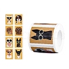 200Pcs Roll Dog Stickers DIY-U008-08B-1