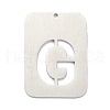 Non-Tarnish 304 Stainless Steel Pendants STAS-K216-49G-P-1