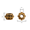 Tibetan Style Alloy Spacer Beads TIBEB-CJ0001-09-NR-2