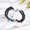 Olycraft 5 Strands Natural Lava Rock Beads Strands G-OC0001-62-4mm-6