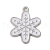 Winter Theme Alloy Enamel Pendants ENAM-M002-05T-P-1