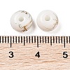 Opaque Spray Painted Glass Beads X1-GLAA-G118-01J-3