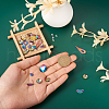 Cheriswelry 32Pcs 8 Style Rainbow Color 304 Stainless Steel Stud Earring Findings FIND-CW0001-20-5