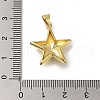 Rack Plating Brass Pendants KK-G500-16G-3
