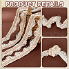 15M Beading Sequins Polyester Tassel Ribbons OCOR-WH0082-282-4