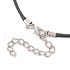 Glass Seed Beads & Polymer Clay & Evil Eye Lampwork Snowflake Pendant Necklaces NJEW-MZ00102-03-5