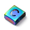 Ion Plating(IP) 304 Stainless Steel Square Slide Charms STAS-L132-16C-M-2