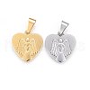 304 Stainless Steel Pendants STAS-P211-11-1