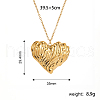 Stainless Steel Pendant Necklaces for Women UV6839-3-2