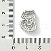 Rack Plating Brass Clear Cubic Zirconia Pendants KK-S378-01P-B-3