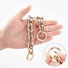 CHGCRAFT 2Pcs 2 Style Zinc Alloy Purse Extender Chains FIND-CA0003-17-3