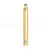 201 Stainless Steel Bar Tag Pendants STAS-S105-T608D-2-3-1