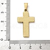201 Stainless Steel Pendants STAS-C130-01D-G-3