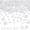 HOBBIESAY 200Pcs 4 Style Spray Painted Glass Beads & Acrylic Beads Caps DIY-HY0001-10-1