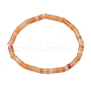 Natural Red Aventurine Beads Stretch Bracelets for Men Women BJEW-JB11670-02-2