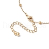 304 Stainless Steel Ball Cable Chain Anklets AJEW-AN00643-01-4