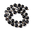 Dyed & Heated Natural Fire Crackle Agate Beads Strands G-C116-A176-01-3